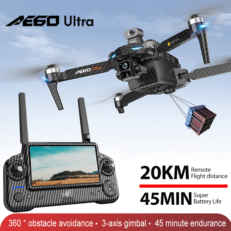 Drone Gimbal - โดรน AE60 GPS ระดับมืออาชีพ กล้อง 8K