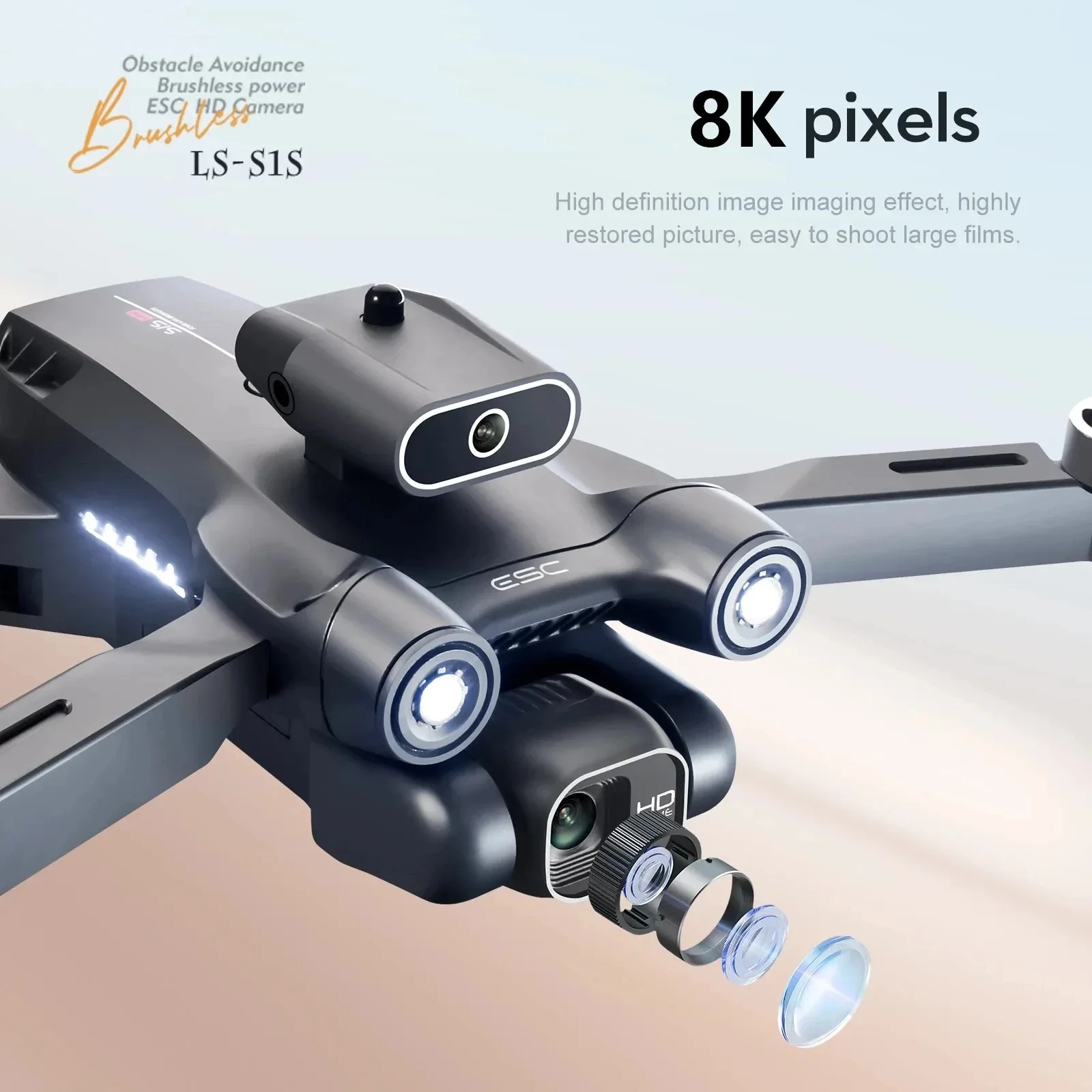 โดรนติด GPS 5G S1S ใหม่กล้องโด - Drone Gps Mount บทวิจารณ์และราคา