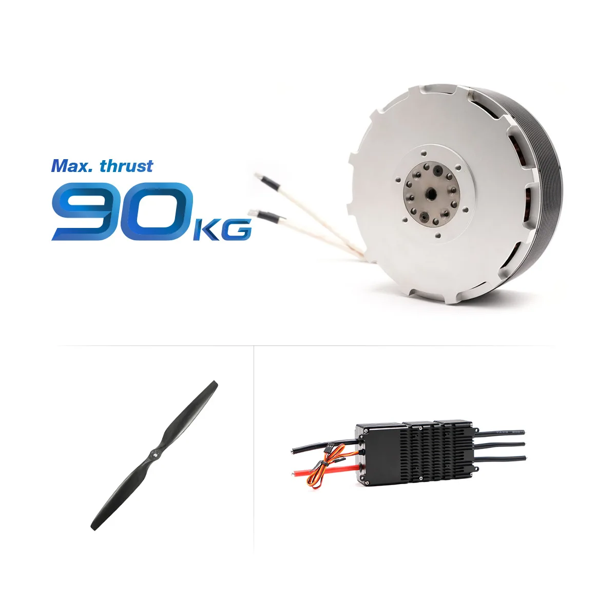 มอเตอร์ไร้แปรงถ่านกำลังสูง 90  - Drone Propeller บทวิจารณ์และราคา