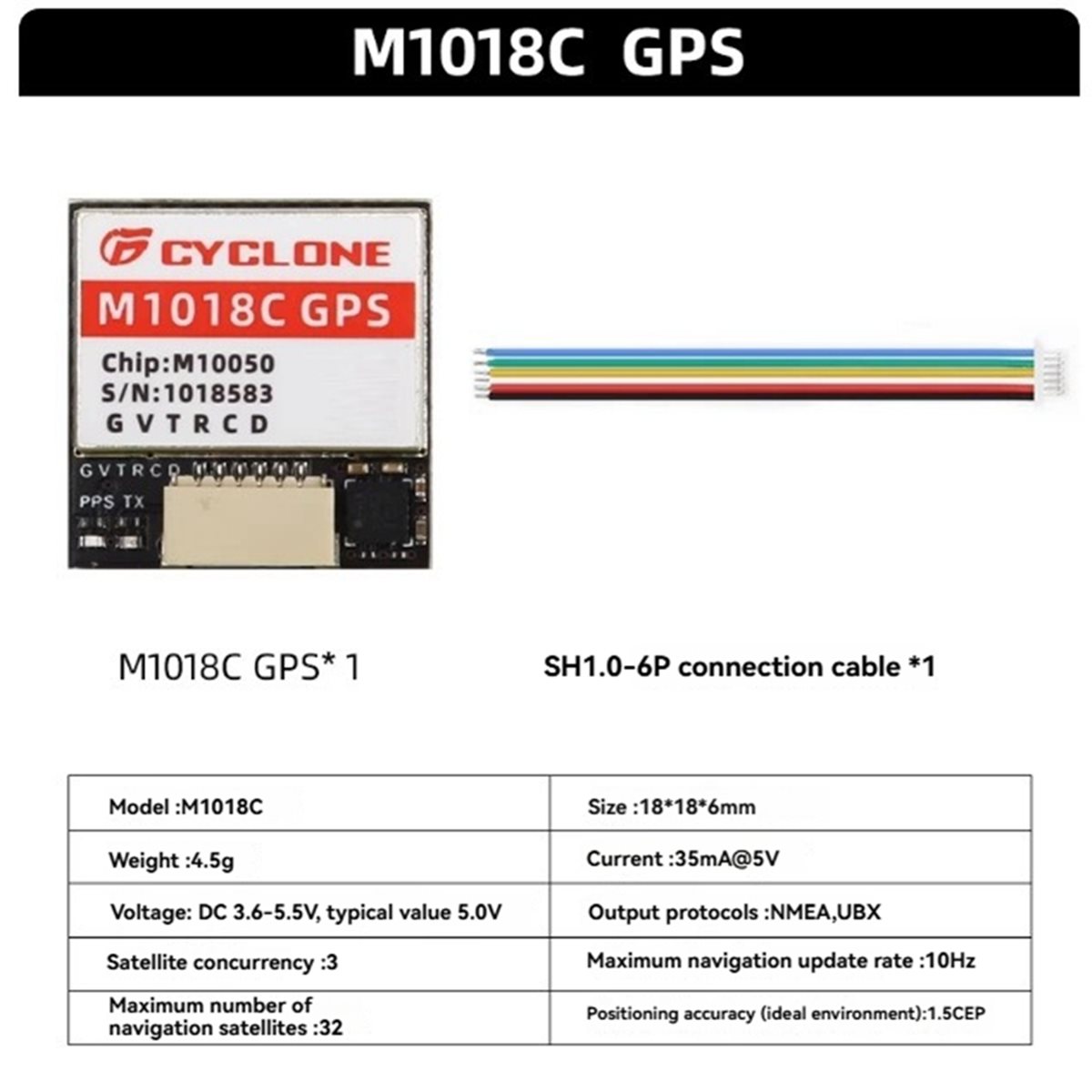 AAAE M1018C M10 โมดูล GPS พร้อ - Drone Compass บทวิจารณ์และราคา