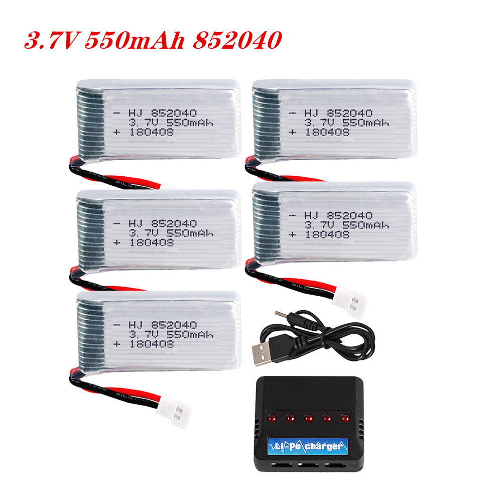 3.7V 550mAh 25C แบตเตอรี่ลิโป้ - Drone Charger บทวิจารณ์และราคา