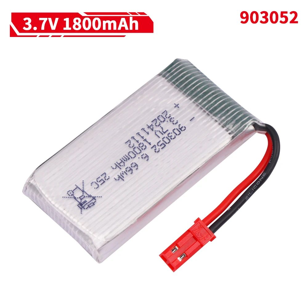 3.7V 1800mAh 903052 lipo แบตเต - Drone Charger บทวิจารณ์และราคา
